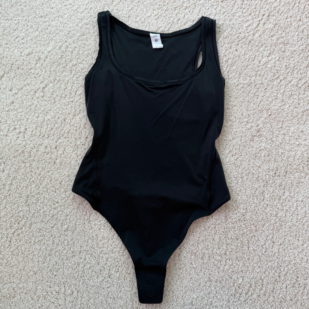 Lululemon Black Tank Bodysuit (XS)